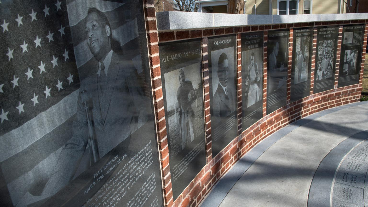 Paul Robeson Plaza on College Avenue campus