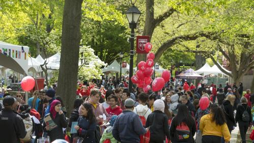 Rutgers Day crowd