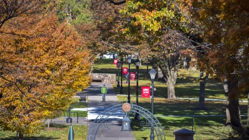 A view of Rutgers–New Brunswick's College Avenue Campus