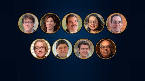collection of headshots of Rutgers faculty elected to class of fellows for American Association for the Advancement of Science