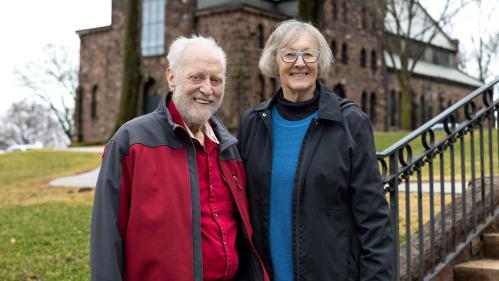 David (left) and Virginia "Ginny" Keil are longtime participants of Rutgers University's Senior Citizen Audit Program.