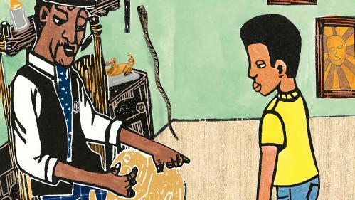 Children's book illustrations by artist Jennifer Mack-Watkins are on display at the Zimmerli Art Museum at Rutgers University–New Brunswick. 
