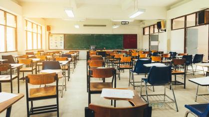 empty classroom