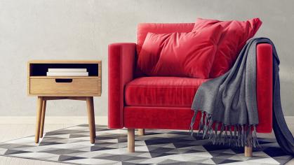 chair with a table