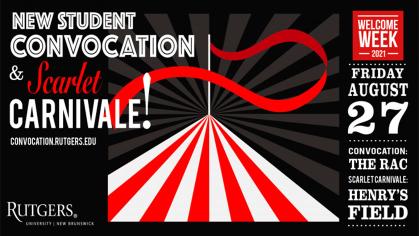 new student convocation and scaret carnivale friday august 27