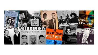 Black and Jewish news publications and book images