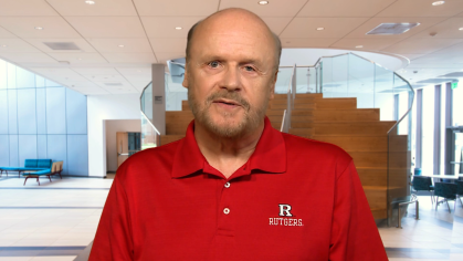 Video screen grab of Chancellor Molloy