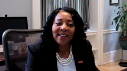 Chancellor-Provost Francine Conway hosts virtual town hall