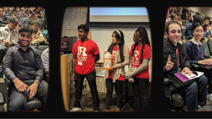 IDEA students at RU Health Hack highlights