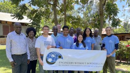 Rutgers Student Engineers Visit Kenya to Assess Well Water Quality