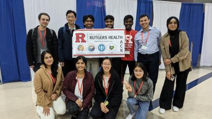 A photo of IDEA members standing together