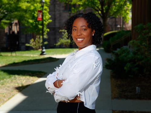 Photo of Tiffany Granger on campus