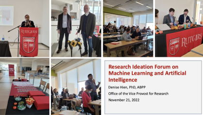 Collage of  images of participants from a November research ideation forum