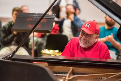 Eddie Palmieri on the piano