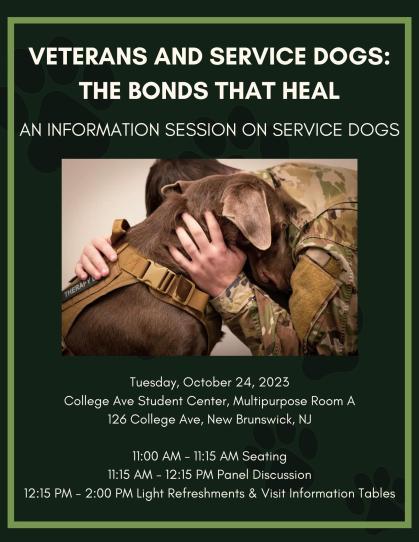 veteran and service dog