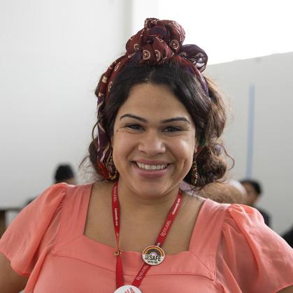 Jade Cintrón Báez is the director of Rutgers Community Arts, the community outreach division of the Mason Gross School of the Arts.