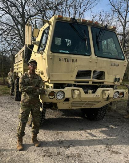 Malik Dobson is aslo an Army reservist.