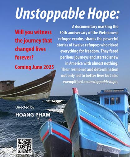 Movie poster of documentary called "Unstoppable Hope"