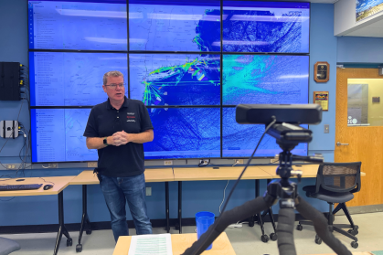 Michael Crowley, technical director of Rutgers’ Center for Ocean Observing Leadership,  answers questions on ocean-related challenges