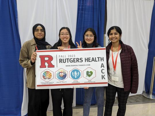 IDEA First-Year Studeents at RU Health Hack