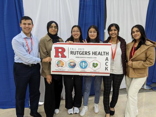 IDEA Students - Team MyHeart - at RU Health Hack