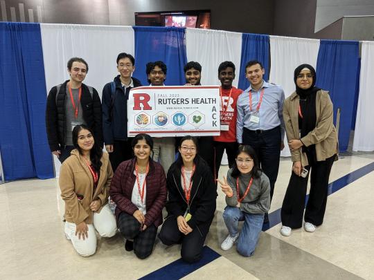 IDEA students at RU Health Hack