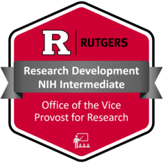 Rutgers Digital Badge - NIH Intermediate